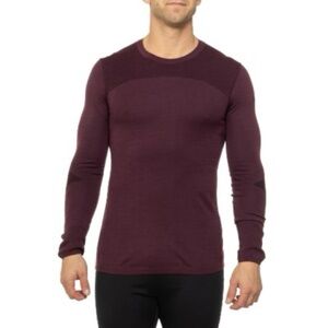 Smartwool Men’s Long Sleeve Intraknit 200 Burgundy Shirt XL